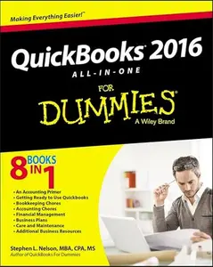 USED-Quickbooks 2016: All-in-one for Dummies by Stephen L. Nelson (Paperback)