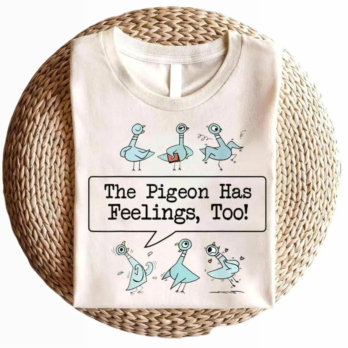 The Pigeon Has Feelings Too Teacher Shirt, Funny Pigeon Shirt, Teacher Life Sweatshirt, Kindergarten Hoodie, Teacher Tee Tops