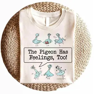 The Pigeon Has Feelings Too Teacher Shirt, Funny Pigeon Shirt, Teacher Life Sweatshirt, Kindergarten Hoodie, Teacher Tee Tops