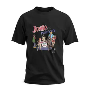 T-Shirt Josie Friend Shirts Big & Gift for Men Event The Sleeve Pussycats Novelty Girl Shirt Women Family Unisex Tee Short Boy Fabric Menswear