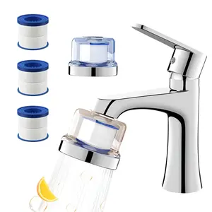 Water Filter for Sink Faucet – Directed Faucet Water Filter with 3 Replaceable Filters & Durable Design for Kitchen & Bathroom Sinks