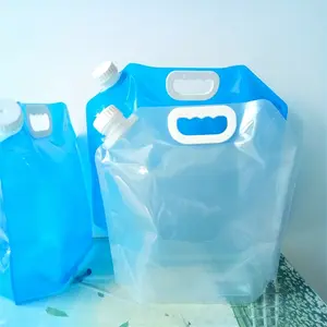 5L/10L Portable Foldable Water Container - BPA-Free, Leakproof, Lightweight, Ideal for Outdoor Camping, Hiking Essentials Travel Accessories Eco Friendly Bottle