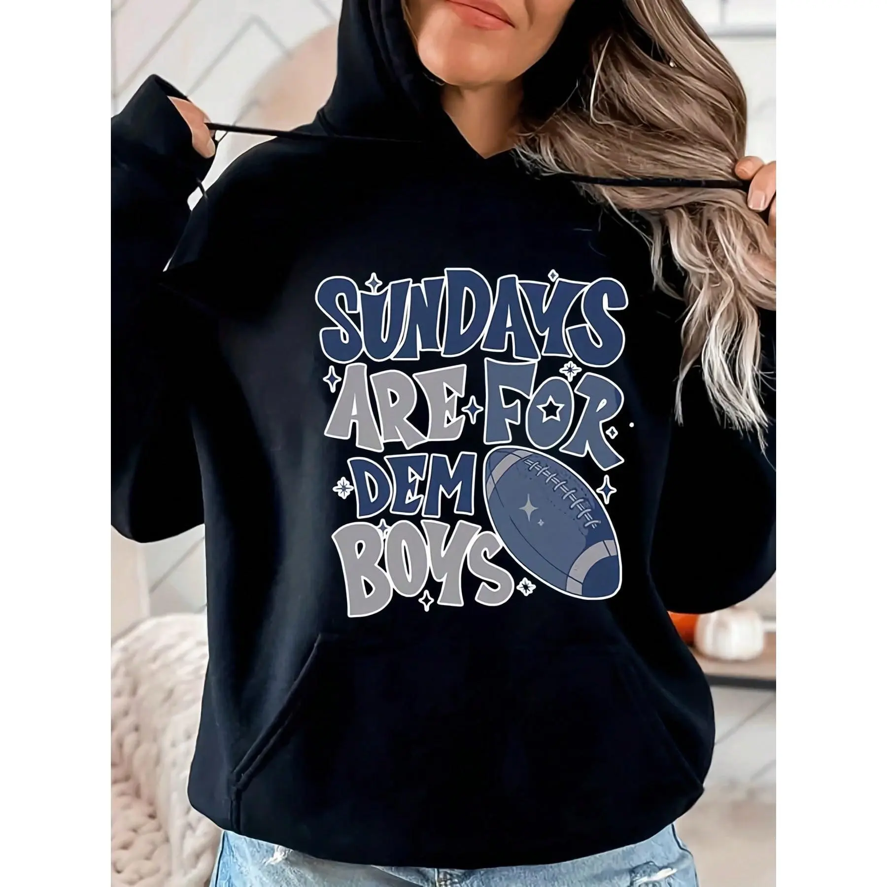 Sundays Are For Dem Boys Hoodie, Dallas Football Shirt, Cowboys Sweatshirt, Texas Hoodie, Dallas Tee, Football Gifts For Him, Texans Tee-