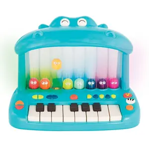 B. toys Toy Piano for Toddlers Hippo Pop