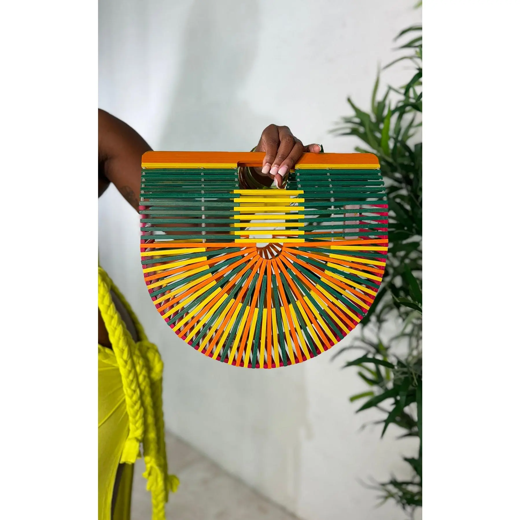 Jamaica Large Wooden Bag