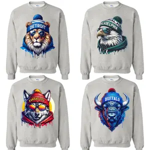 Football Spirit Animal Sweatshirt, Vintage All Team Football Mascot Graphic Shirt, Unisex Classic Football All Teams Sweater, Game Day Shirt for Fans DL