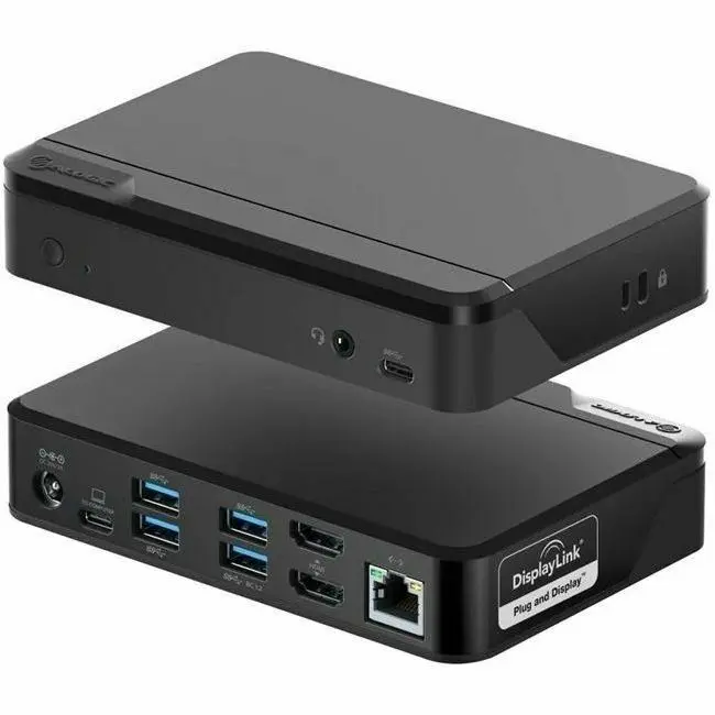ALOGIC Universal Twin HD Docking Station with USB-C, USB-A Compatibility, Dual Display, High Def., Twin Output (Model DUTHD)