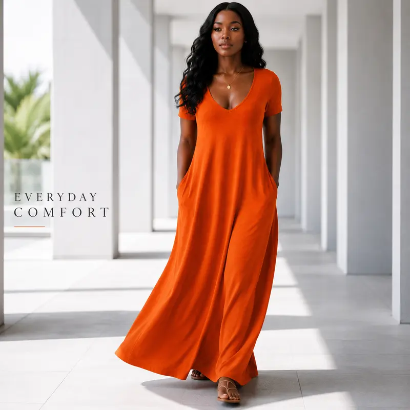 loose dress with pockets - TikTok Shop