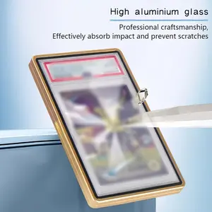 New Magnetic Aluminum Card Holder, 35pt Psa/cgc Universal Rating Card Protector, Thin Aluminum Case for Sports Trading Cards