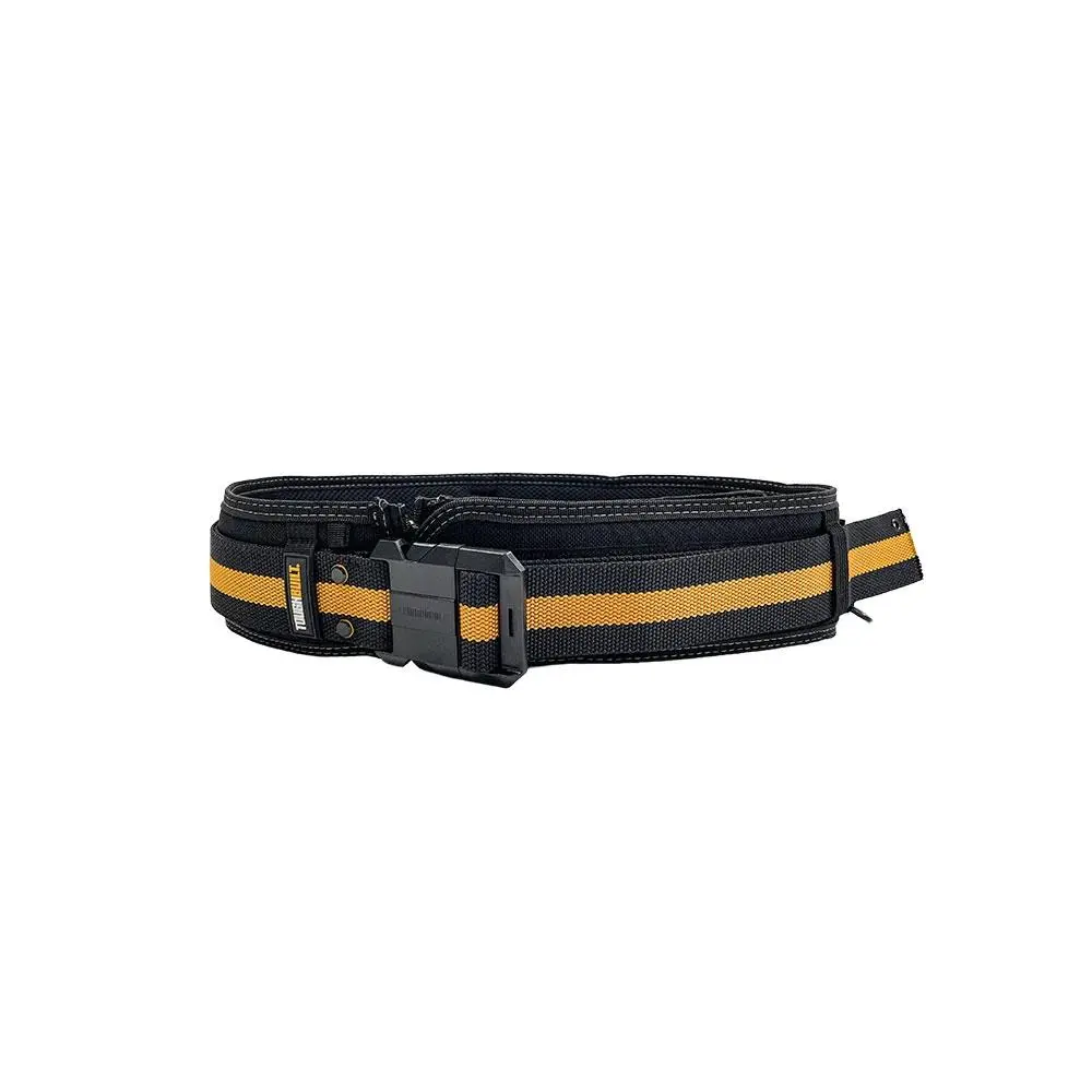 ToughBuilt Adjustable Padded Belt with Heavy-duty Buckle & Back Support, Multifunctional Tool Belt, Compatible with Cliptech Pouches TB-CT-41B, Construction Gear, Construction Accessories