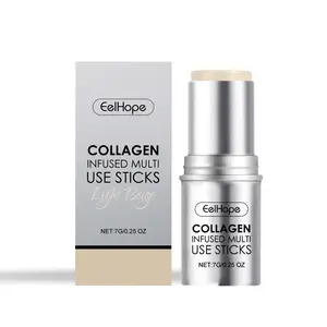 Eelhope Collagen Makeup Stick Moisturizes Natural Multicolor Blush Stick