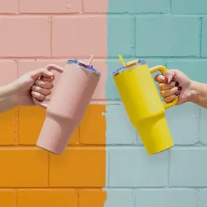 Custom Engraved Tumbler | Cup Holder Friendly Travel Mug | Vacuum Insulated Large Water Bottle | Christmas Gift |  Stylish