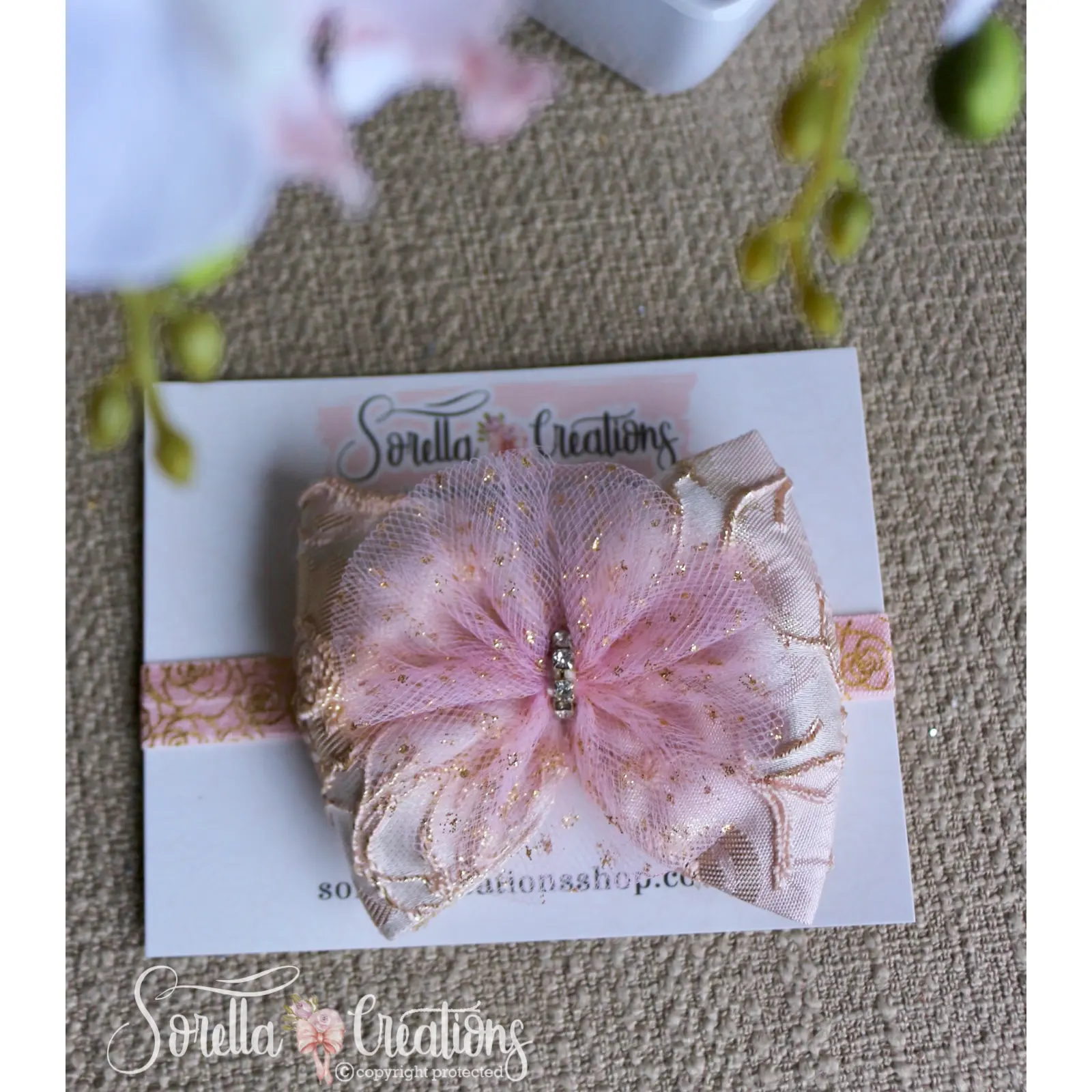 Pink Swan Headband
