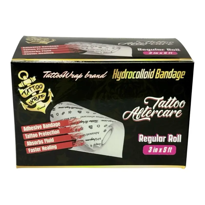 Tattoo Aftercare Hydrocolloid Bandage, Skin Healing, waterproof Medical Dressing, comfort healing