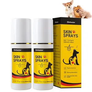 100ml*2Pcs Skin anti itch Relief Spray for Pets – A Daily Solution for Itchiness, Redness, and Dry Areas