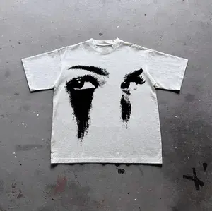 Vintage Portrait Graphic Print Cotton Casual T-Shirt, Y2k Shirt, Unisex T-Shirt, Gift For Men Women