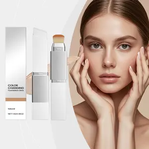 Two-In-One Color-Changing Foundation StickFeatures A Natural Color  A Light Texture  A Matte Finish And A Clear And Transparent Finish ltIs Suitable For DailvMakeup Use haus labs concealer
