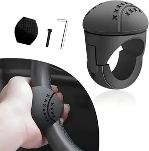 Silicone Steering Wheel Knob,Car Steering Wheel Booster Steering Wheel Spinner Knob 360 Degree Rotation Steering Wheel Knob Ball Labor-saving One Hand Steering Booster Car Accessories soft silicone wheel booster ball anti-slip boat