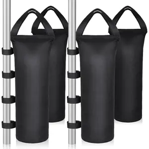 4 Packs Sandbags Weight Bags, 112 LBS Large Sandbags for weight, Cylindrical Heavy Duty Sand Bags for Beach Canopy, Pop Up Tent, RV Awning, Picnic Table, Umbrella Base, Gazebos, Trampoline Stakes