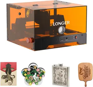 LONGER RAY5 MINI  Portable Laser Engraving and Cutting Machine,  12000mm/min, Ideal for DIY Projects on Wood, Metal, Acrylic, Leather,