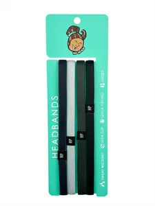 Solid Neutral Set 4-Pack Non-Slip Thin Headbands