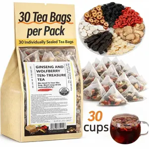 Kidney Tea Formula, American Ginseng & Goji Herbal Tea,Organic Kidney Cleanse Tea,Caffeine-Free • Daily Wellness Herbal Tea,Naturally Balanced Botanical Blend