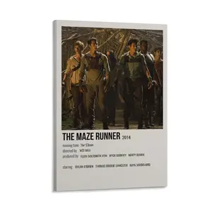 The Maze Runner-themed Wall Decor—modern Canvas Prints for Adventurous And Unique Interiors. Poster Canvas Wall Art For Bedroom Decor Bar Office Room Decor Gift