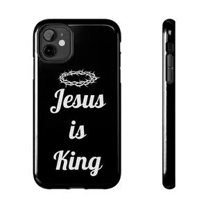 Christian Phone Cases, Jesus is King Crown of Thorns Tough Case - Faith Filled, Religious, Christian Gifts, Inspirational Accessories, tough case stylish tough