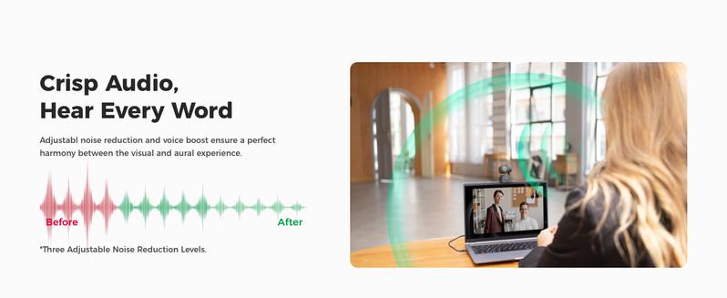 OBSBOT Tiny SE 1080P Webcam 100 FPS with AI Tracking, 1/2.8" Sensor, Gesture Control, Dual ISO, DOL HDR, Web Camera for Desktop and Laptop Use