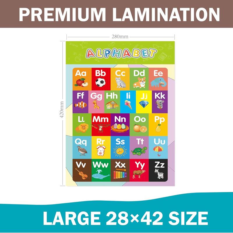 16 Boho Educational Posters for Toddlers Classroom and Teacher Decor for Kids, Perfect for Ages 1-5, Ideal for Elementary and Boho-Themed Rooms.