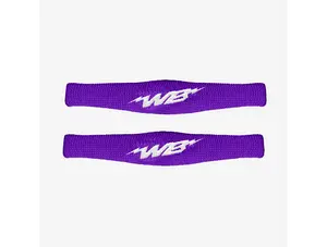 We Ball Sports Skinny Bicep Bands (Purple, 2-Pack)