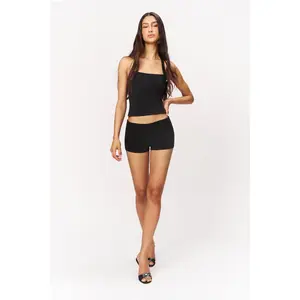 Rib Knit Micro Short