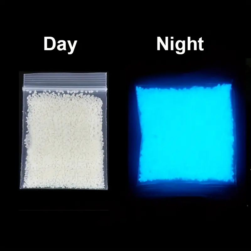 10g/bag Luminous Fluorescent Superluminescent Super Bright Sand Particles, DIY Wishing Bottle, Party Decoration, Jewelry Casting Supplies, Multi-Color Glow in the Dark, Glowing sand