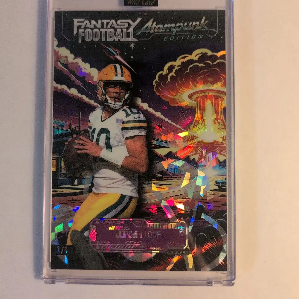 2026 Wild Card. Atompunk 1/1 Jordan love cracked ice prism!!!!
