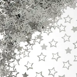 Silver Star Confetti – FULL POUND (16 oz) | Birthday, Anniversary, Party, Graduation, Wedding Decor