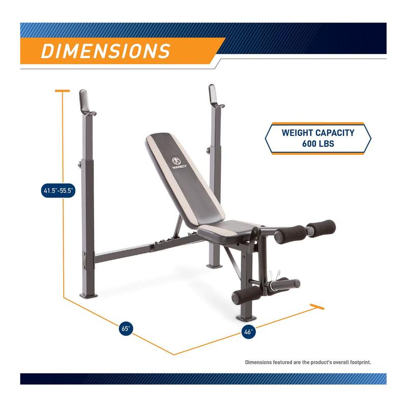 Marcy Olympic Multipurpose Weightlifting Workout Bench