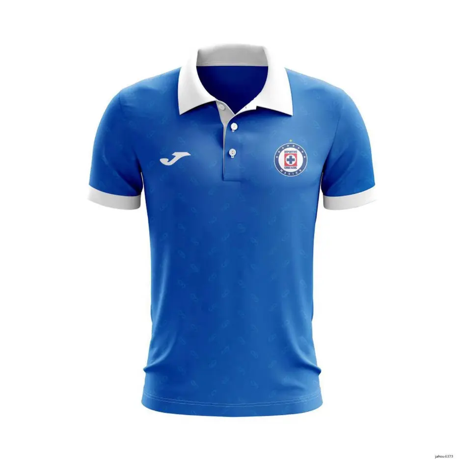 Cruz Azul Special Kit Polo Shirt, Liga MX Soccer Polo, Unisex Football Fan Apparel