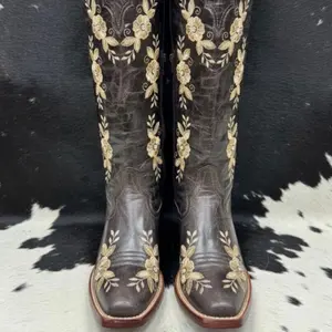 Botas vaqueras bordadas Boot Women Girl