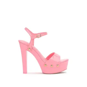 Calenta Studded Platform in Light Pink - Stylish Footwear with Unique Design and Comfortable Fit