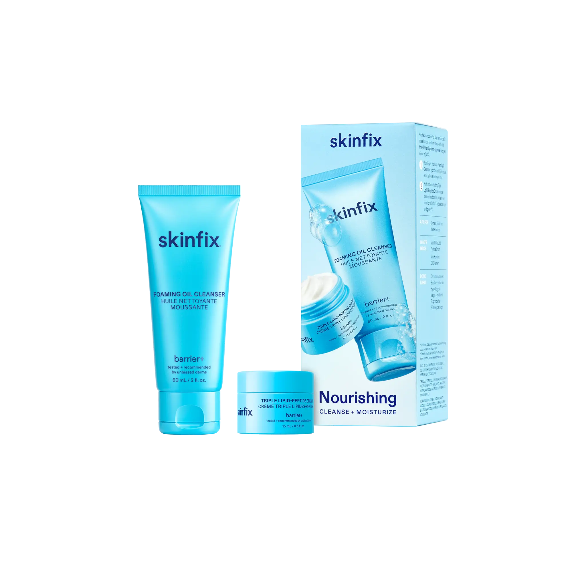 Skinfix Nourishing Cleanse + Moisturize Set Skinfix Nourishing Cleanse + Moisturize Set
