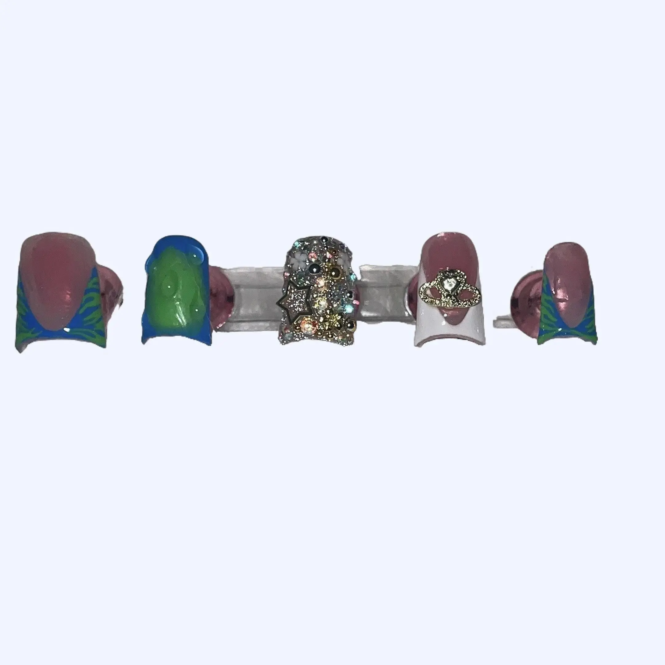 #$PACEG!RL Short duck nail acrylic press ons #$PACEG!RL Short duck nail acrylic press ons