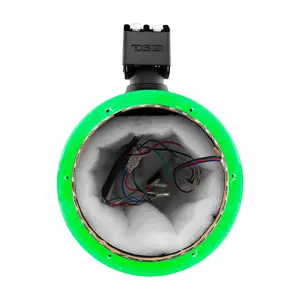 DS18 DS-NXL-X8TP/BK.NS HYDRO 8 Inch Marine Tower W/ Integrated RGB LED Lights No Speakers Black DS18