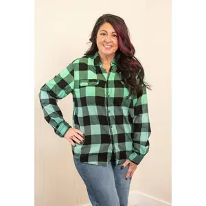 Luck Of The Irish Dipped Flannel