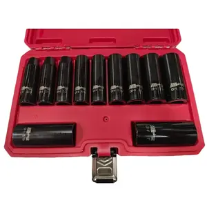 12pc 1/2" Drive Deep Impact Socket Set (SAE) CR-V - 50158