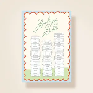 Books of the Bible Tracking Sticker - Recommended Reading Order