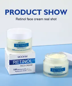 Advanced 2.5% Retinol Face Cream with Hyaluronic Acid - Anti-Aging & Firming Wrinkle Cream