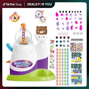 DIY Animal Balloon Craft Kit for Kids, 60 Balloons & 134 PCS Accessories, Build 3D Animal Models with Magic Stickers, Creative STEM Art Toy for Summer Vacation, Birthday Party Gift for Boys Girls