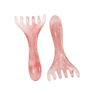 Scalp Massager Gua Sha Tools Therapy Comb Manual SPA Head Massager for Scalp Body Relaxing with Gifts Box for Family and Friends Lightweight Resin
