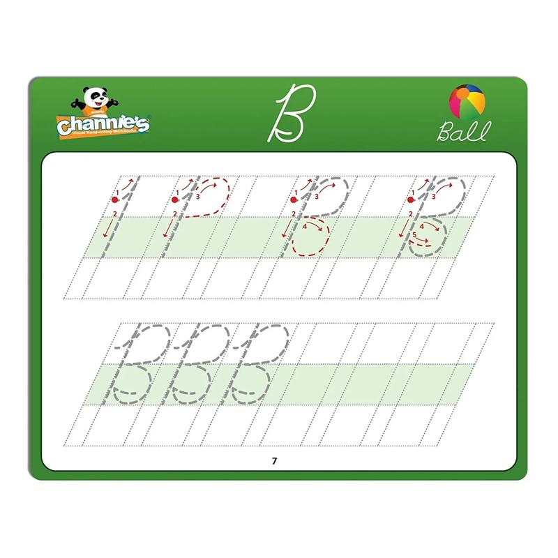 Dry-Erase Visual Cursive Flash Card Set, 43 Cards