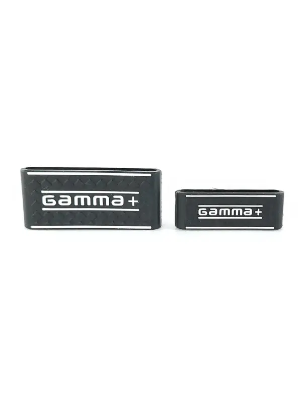 Gamma+ Clipper & Trimmer Grip Set GP309B (Black white White Logo)